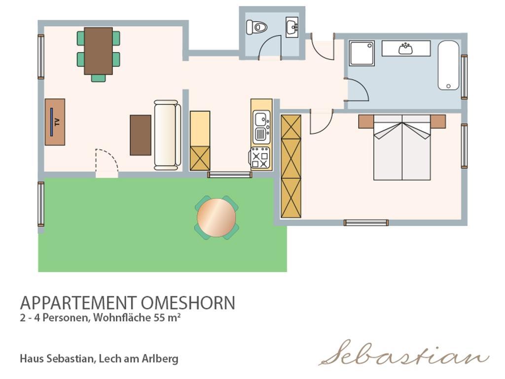 Haus Sebastian Apartment Lech am Arlberg Room photo